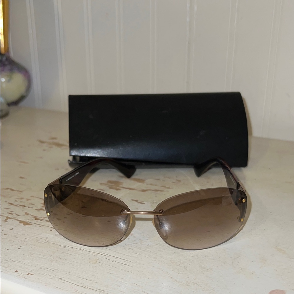 Fendi rimless sunglasses fs480 62-14 & case